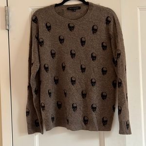 Skull Cashmere Oversized Sweater
